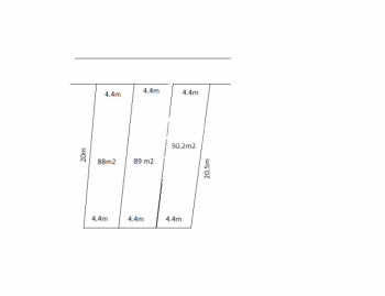 Chính chủ bán 3 lô đất phân lô 88m2/lô tại thôn Đông Tây, xã Vân Nội